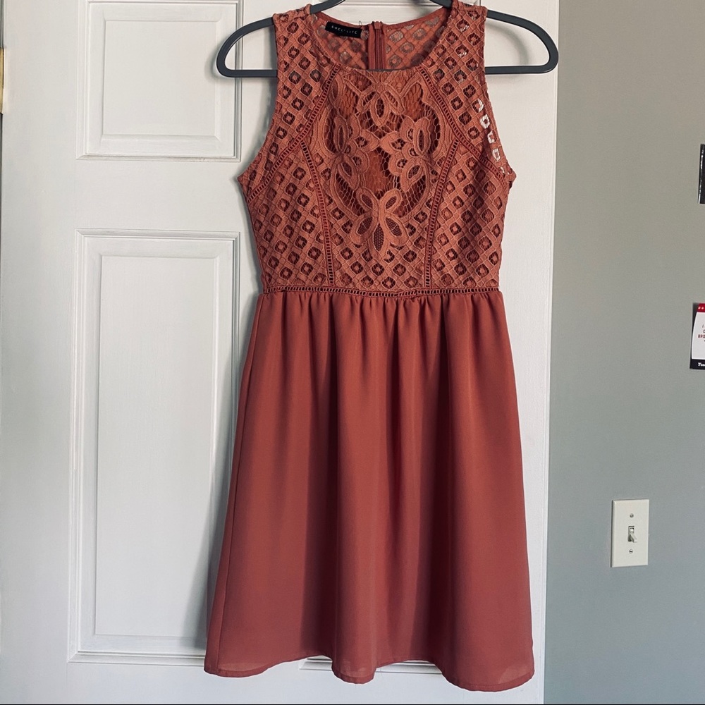 Beautiful dress with lace design